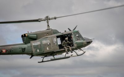Flughelfer-Weiterbildungslehrgang der Waldbrand- und Flughelferstützpunkte von Oberösterreich in Gmunden/Gschwandt, Bezirk Gmunden