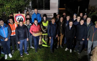 Gratulation zum 40igsten Geburtstag unserem Kommandant HBI Florian Huemer