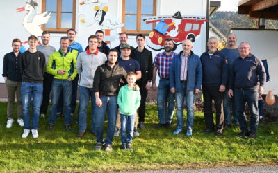 Feuerwehrstorch ist gelandet – BI Fehringer Thomas bekommt Nachwuchs