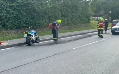 VU Aufräumarbeiten – B120 Scharnsteiner Straße