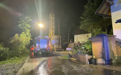 Überflutung am Hamberg