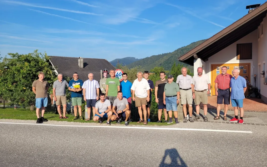 Gratulation zum 60igsten Geburtstag Brandmeister Stadler Franz