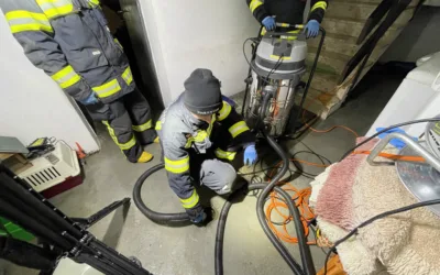 verwachsenes Kanalrohr löst Feuerwehreinsatz aus