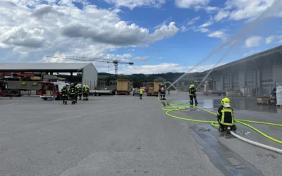 Frühjahrseinsatzübung des Pflichtbereiches Scharnstein