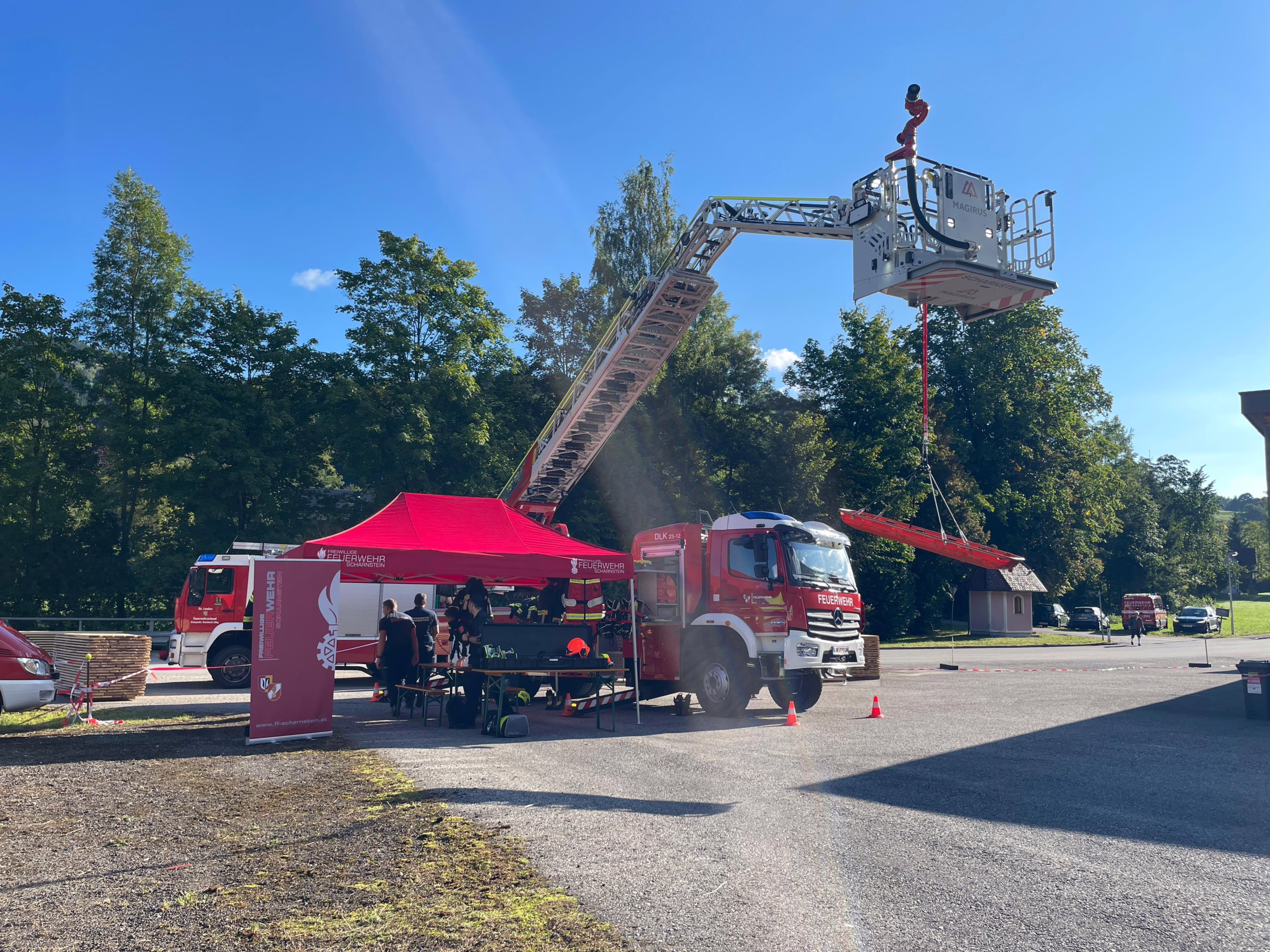 Modernste Technik im Einsatz – FF Scharnstein bei der Leistungsschau in Steinbach am Ziehberg