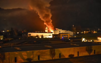 Brandmeldeanlage verhindert Großbrand in Gewerbebetrieb