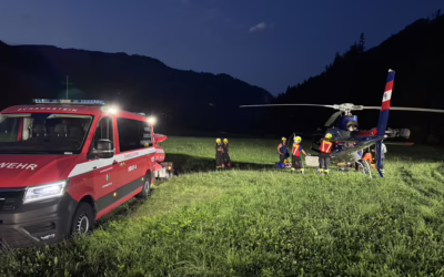 Unterstützung bei Waldbrand im Bezirk Steyr-Land
